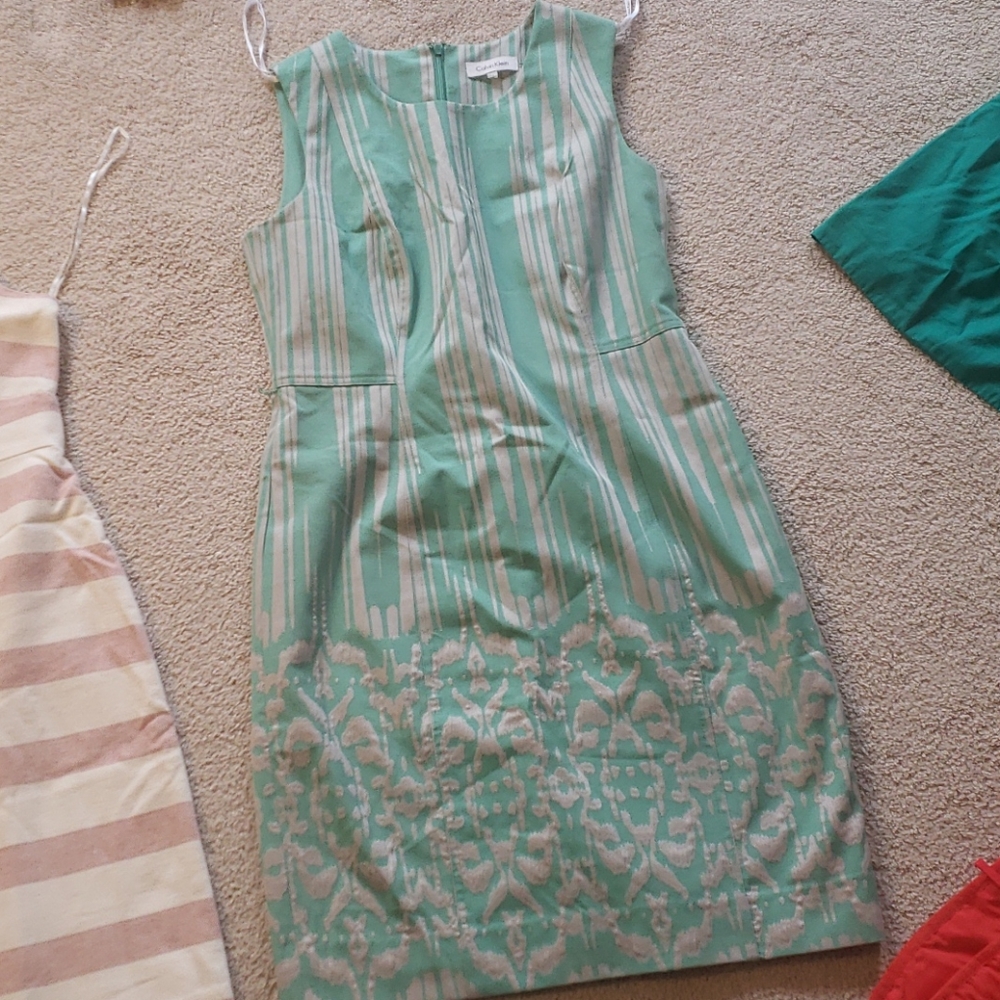 Calvin Klein pattern dress